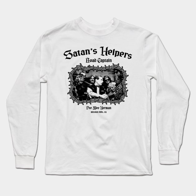 Satan's Helpers & Pee Wee Herman Long Sleeve T-Shirt by Bakul Jenang